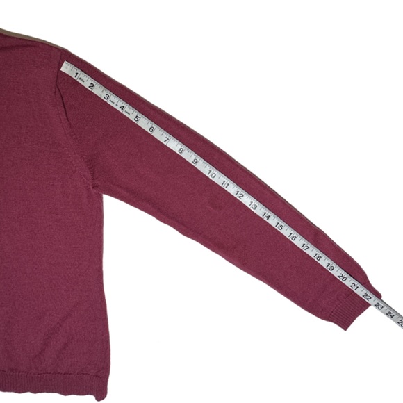 Vintage Merino Wool LORD & TAYLOR Woolmark Made In Italy Knit Cardigan Sweater - Picture 9 of 12